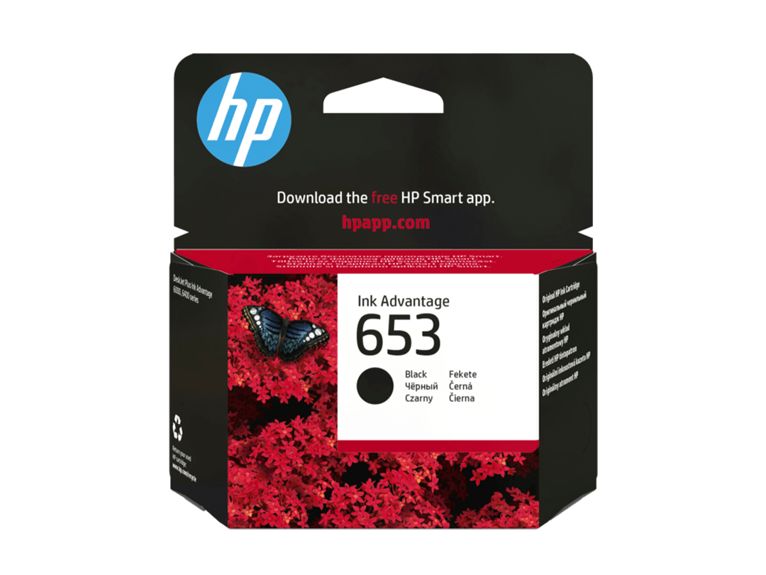 HP 653 Black Original Ink Advantage Cartridge in Qatar HP 653 Black Original Ink Advantage Cartridge in Qatar